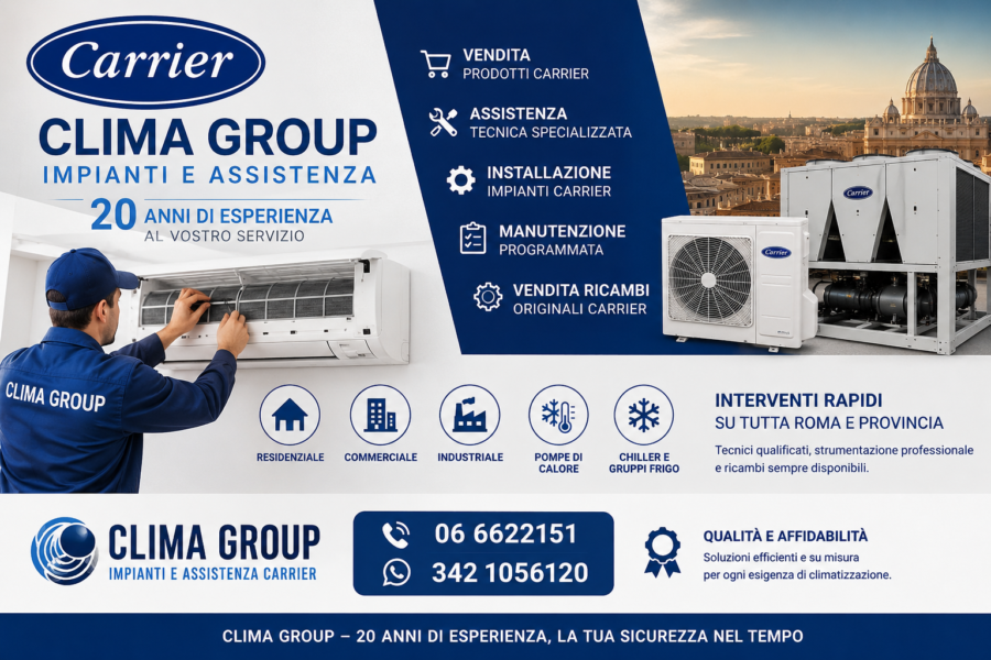 Carrier Roma - Assistenza, Installazione e Vendita